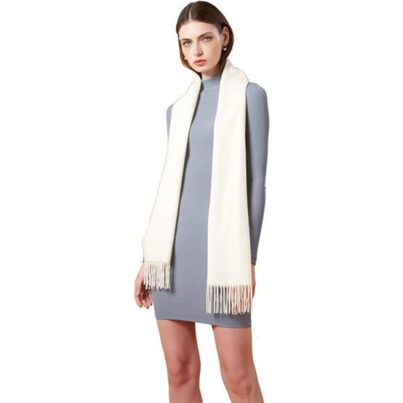 100% Pure Cashmere Pashmina Scarf- Classic Warm Soft Scarf,...